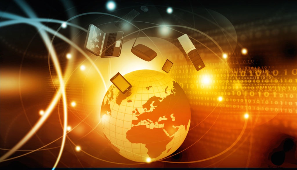 Global telecommunication concept